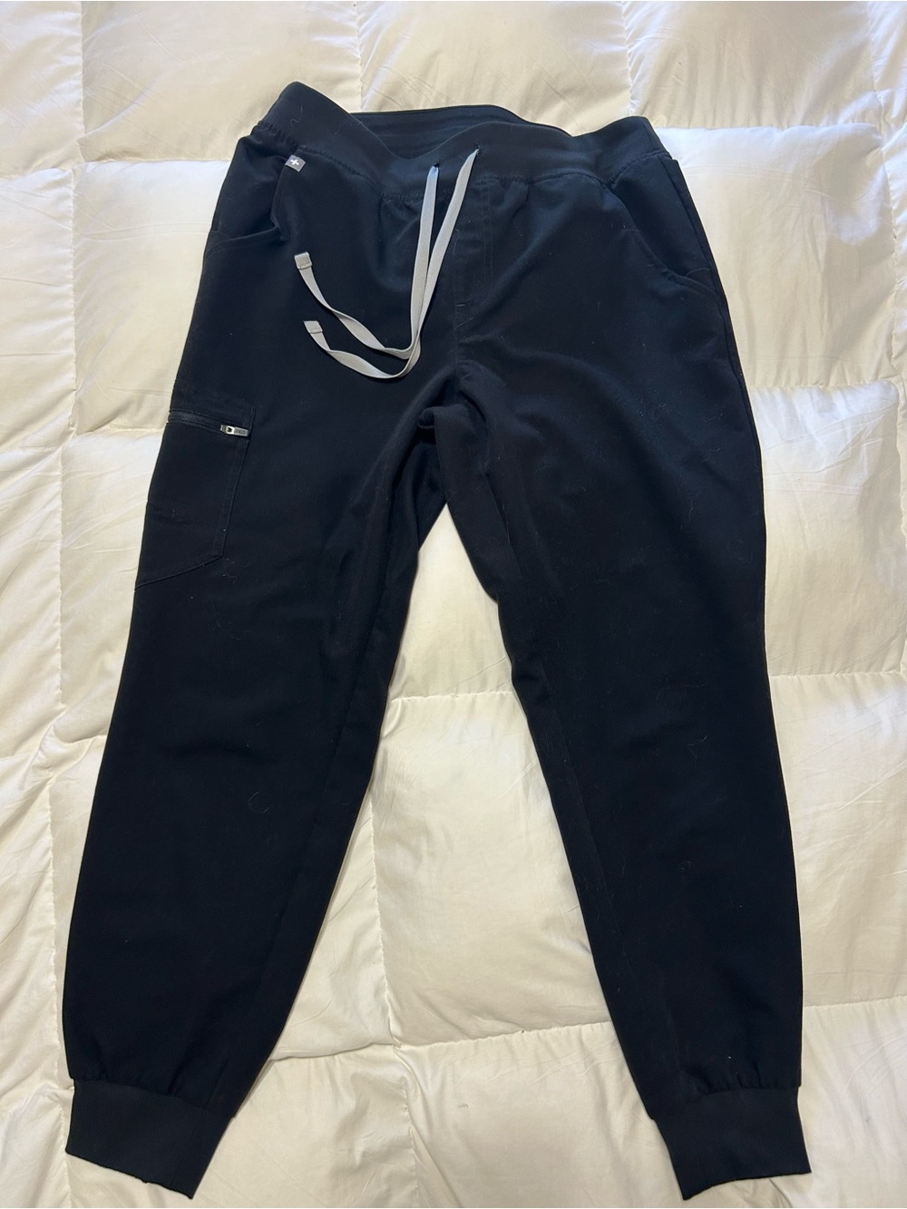 Figs Women’s Black Jogger Pants with Drawstring